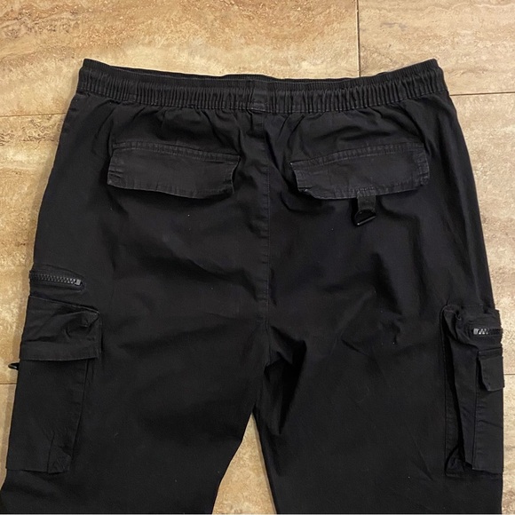 Brooklyn Cloth Cargo Jogger Pants Men's Size L Black Outdoors - Picture 9 of 11